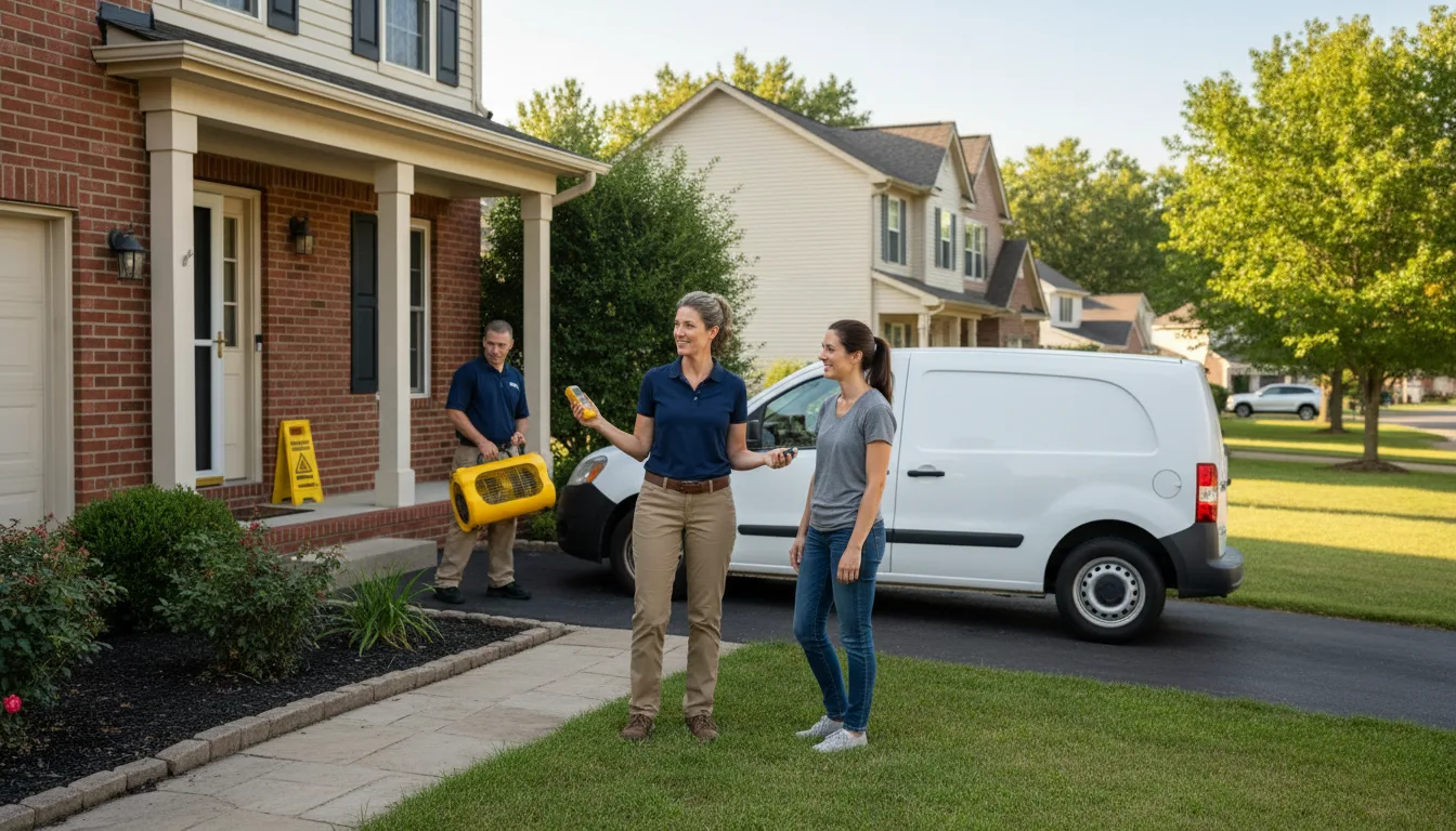Water restoration image for Dehumidification And Cleanup Services in Bethel, MO